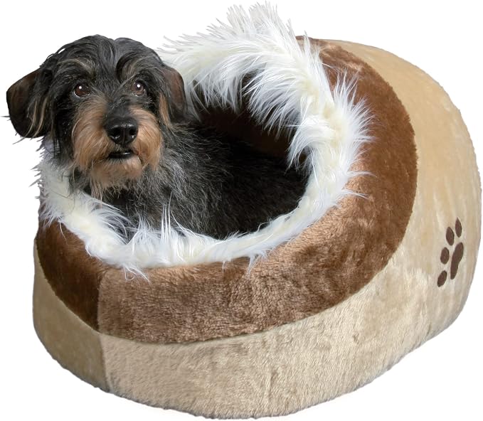 Trixie Pet Products Minou Cuddly Cave, Beige/Brown - Image 4