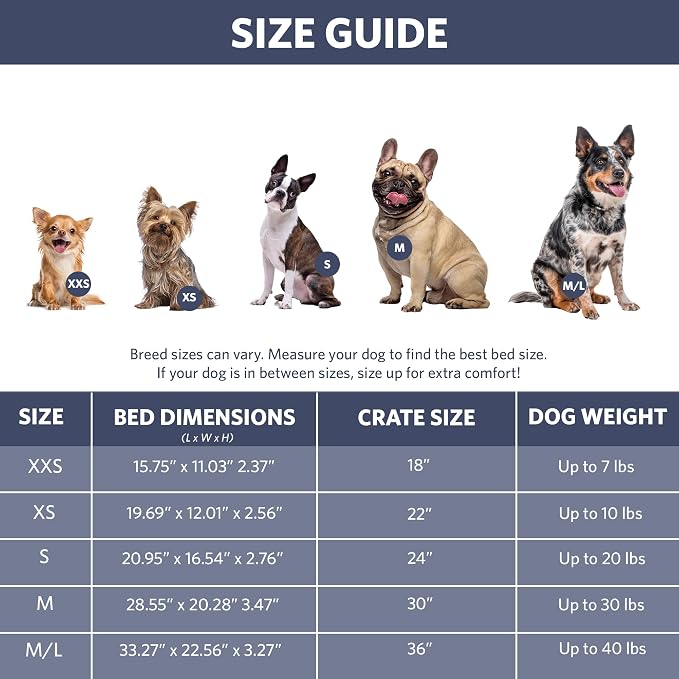 MidWest Homes for Pets QuietTime Fashion XXS Dog Bed - Blue Faux Fur Bolster, Ultra-Soft and Machine Washable, Fits 18-Inch Crates and Carriers, for Small Dogs and Cats - Image 7