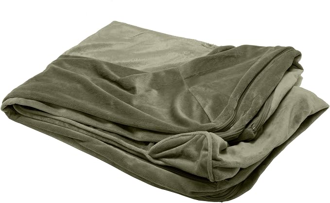Furhaven Replacement Dog Bed Cover Faux Fur & Velvet Sofa-Style, Machine Washable - Dark Sage, Jumbo (X-Large) by FurHaven