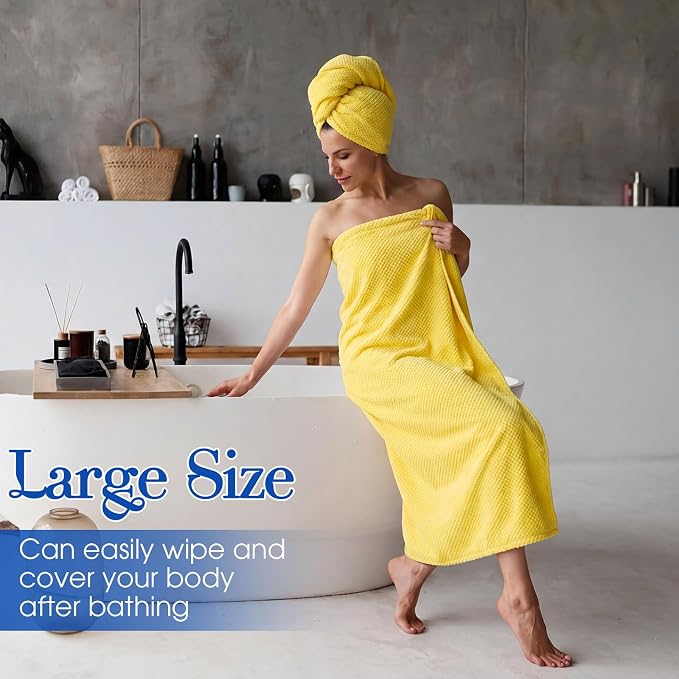 Newwiee 4 Pcs Oversized Bath Towel 40'' x 80'' Bath Sheet,Vivid Colors | Fluffy Microfiber Quick Dry, Extra Large Bathroom Towel, Soft Absorbent Adult Shower Sheet, Fall Halloween Decor, Spa Beach - Image 5