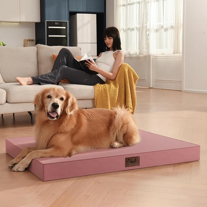 Orthopedic Waterproof Dog Bed for Small Dogs and Cats | Egg Crate Foam for Joint Support, Fits 30x19 Crates, TPU Waterproof Layer, Machine Washable 1680D Oxford Cover, Up to 30 lbs - Image 5