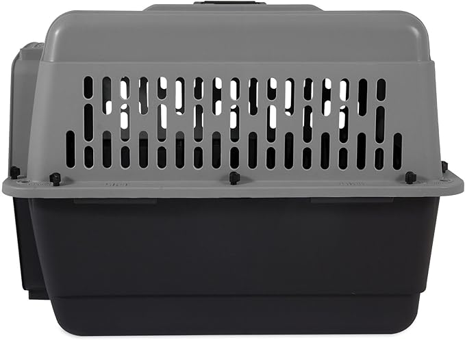 Petmate ASPEN PET Medium Breeds Cat, Chicken, Dog Kennel, Various Sizes, Transport, Dark Gray/Black, Made in USA