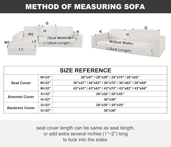 vctops Cable Jacquard Plush Sofa Couch Covers Boho Fuzzy Couch Cover for Dogs Soft Non Slip Sectional Sofa Slipcover Thick Warm Washable Furniture Protector for Kids, Pets (Grey,43"x94") - Image 3