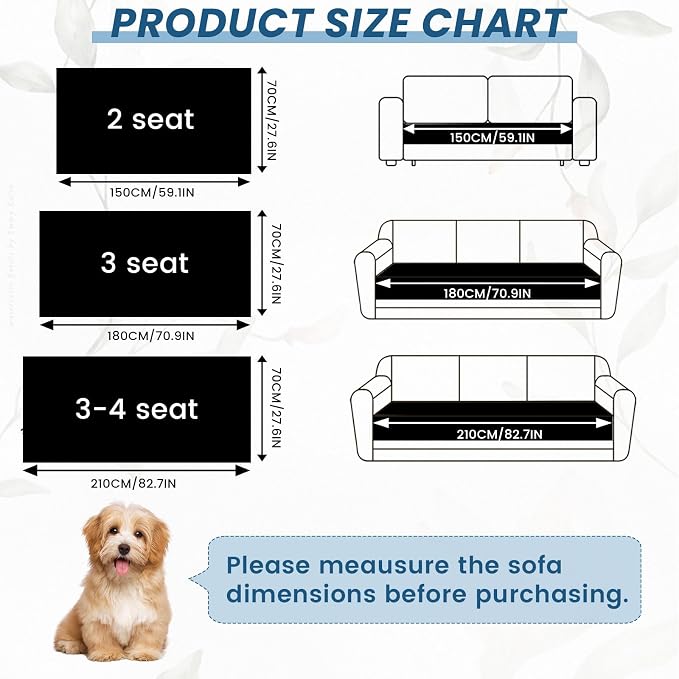 VClife Boho Couch Cover, Soft Fuzzy Couch Covers for Dog, Non-Slip Furniture Protector, Washable Durable Sofa Covers for Couch/Bench, Tribal White Black Geometric Slipcover, 27.6" x 82.7" - Image 2