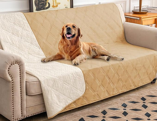 Ameritex Waterproof Dog Bed Cover Pet Blanket with Anti-Slip Back for Furniture Bed Couch Sofa by Ameritex