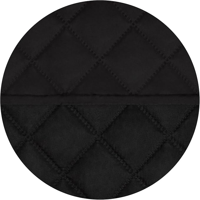 PureFit Reversible Quilted Sofa Cover Dog Couch Covers for Sofa, 66 in | Black/Black, Water Resistant Couch Protector, Washable Pet Couch Cover with Non Slip and Elastic Straps For Kids - Image 5