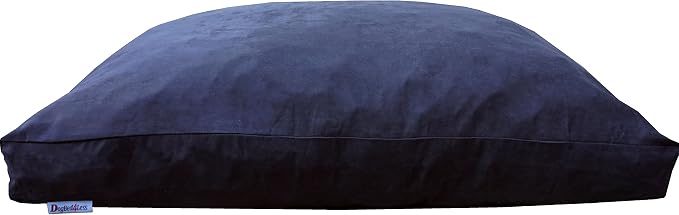 Dogbed4less Medium Memory Foam Dog Bed Pillow with Orthopedic Comfort, Waterproof Liner and Espresso Microsuede Pet Bed Cover 37X27 Inches - Image 5