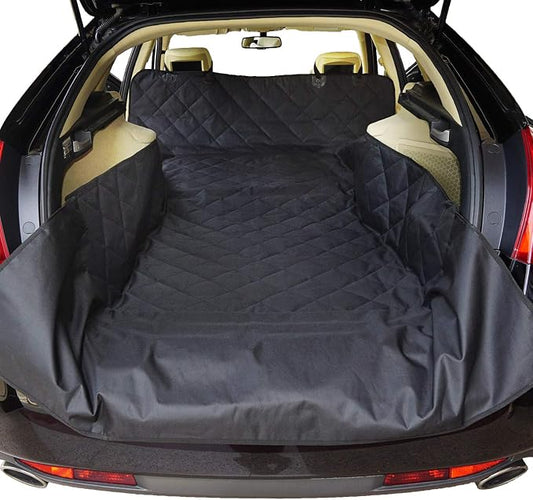 Pet Cargo Liner Cover for Dogs SUV Cars Waterproof Non Slip Universal Fit with Bumper Flap Extra Large by NOBER
