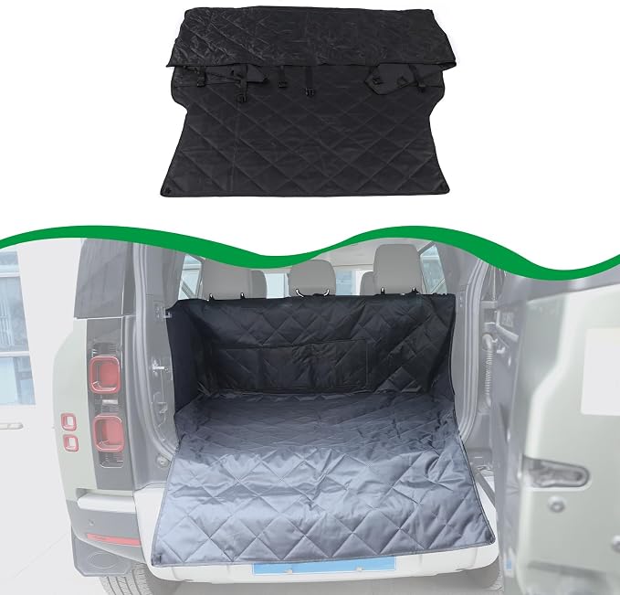 HAPPYHORSE Pet Dog Trunk Cargo Liner Compatible with Land Rover Defender 110 2020-2024 Cargo Cover Waterproof and Non-Slip Dog seat Cover Cargo Liner Area Protector Cover (Style A) - Image 8