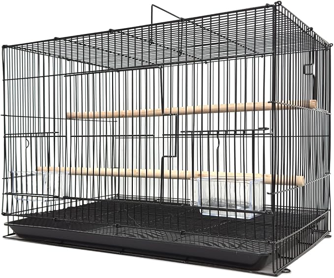 Lot of Ten Aviary Breeding Breeder Lovebird Finch Parakeet Finch Flight Cage with Side Nesting Box Doors 20"x14"x14"H - Image 3