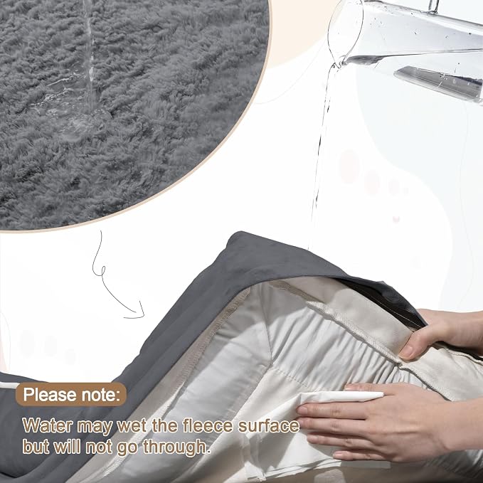 Jumbo Waterproof Dog Bed for Extra Large Size Dogs with Bolster | 360 Degree Bolster Support, Egg Crate Foam, Waterproof Liner, Non-Slip Bottom, Machine Washable Cover, 53 x 42 Inch - Image 4