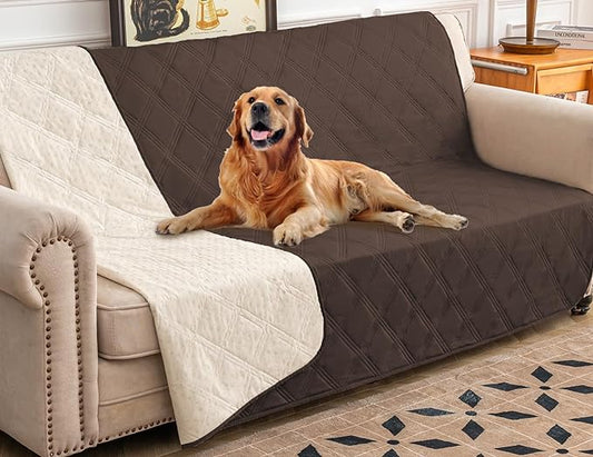 Ameritex Waterproof Dog Bed Cover Pet Blanket with Anti-Slip Back for Furniture Bed Couch Sofa by Ameritex