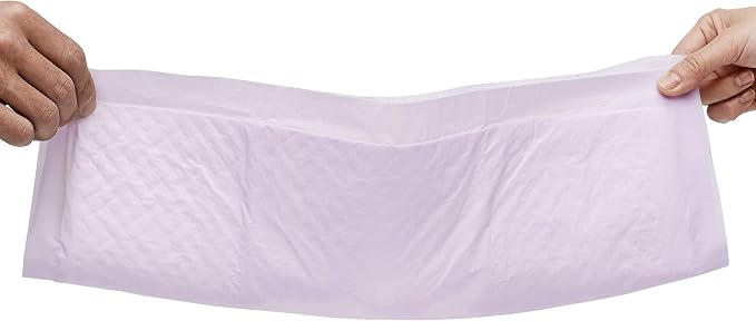 Amazon Basics Cat Pee Pads, Odor Control, Super Absorbent, Disposable, Universal Fit for Litter Box, Fresh Scent, Multi Cat, White/Purple, 80 Count - Image 3