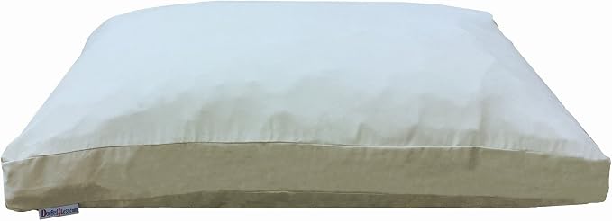 Dogbed4less Large Memory Foam Dog Bed for Medium Dogs, Orthopedic Comfort, Waterproof Liner and Suede Pet Bed Cover 41"X27" Pillow, Khaki - Image 5