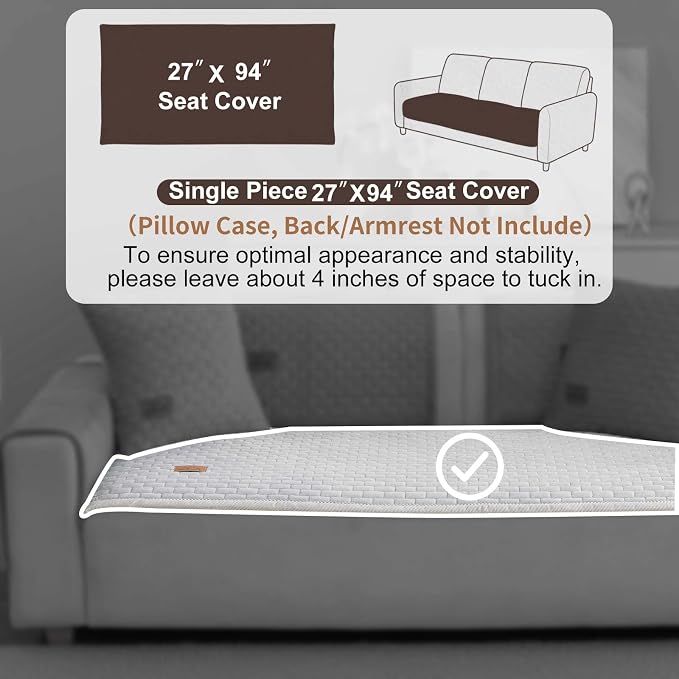Washable Velvet Dog Couch Cover, Plush Pet Sofa Furniture Protector for 2-3 Cushion Couch, Non-Slip Washable Cover for Dogs(1PC/27.6"x94.5",Light Grey) - Image 2