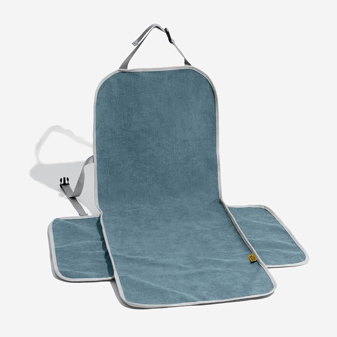 FUNNY FUZZY Dog Car Seat Cover for Front Seat, Dog Seat Cove Waterproof, Scratchproof Non-Slip Car Seat Protector, Universal Fit Most Cars, SUVs, Trucks, Blue - Image 8