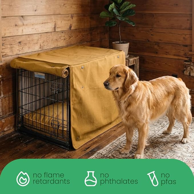 Molly Mutt Fast Car Dog Crate Cover, GOTS-Certified 100% Organic Cotton Canvas Cover for Dog or Puppy Kennel and Cage, Washable, Free of Harmful Chemicals, XX-Large, Fits 48"x30"x33" Crate - Image 6