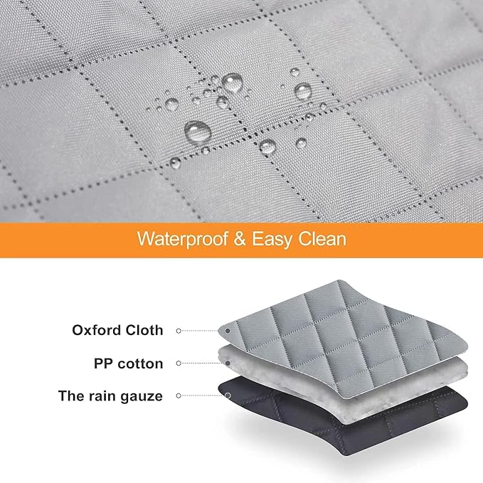 GXT Dog Back Seat Cover Protector for Cars SUV and Trucks with Mesh Window, Scratchproof Nonslip and Waterproof Material - Image 8
