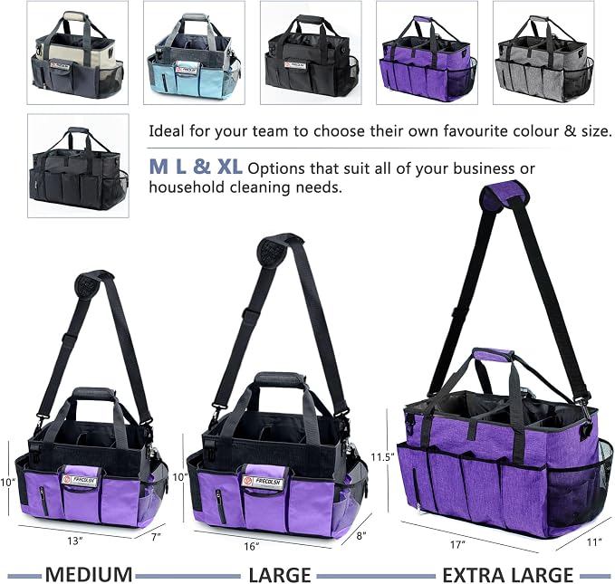 Cleaning Caddy for Cleaning Suppliers Organizer with Pockets for House Cleaning Essentials, Cleaning Organizer, Wearable Cleaing Bag Tote, Storage Caddy for Housekeeping - Image 7