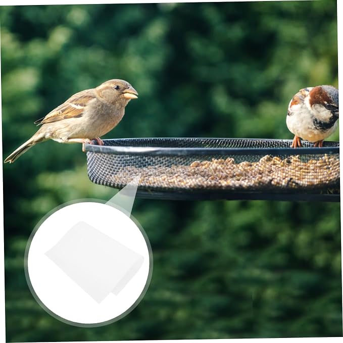 KESYOO 100pcs Bird Cage Liner Disposable Absorbent Liners for Parrot Cages Moisture-Resistant Clean-up Fecal Pads for Birdcage Care - Image 4