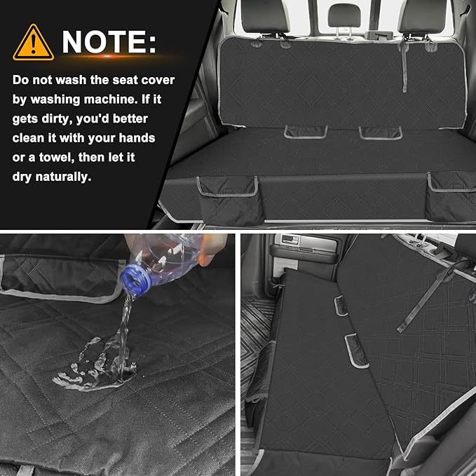 Dog Seat Cover for Full-Size SUV, Pet Car Bench Back Seat Cover | for Ford Expedition, Chevy Tahoe/Suburban, Dodge Durango, GMC Yukon/Yukon XL, Cadillac Escalade/ESV, Jeep Wagoneer - Image 5