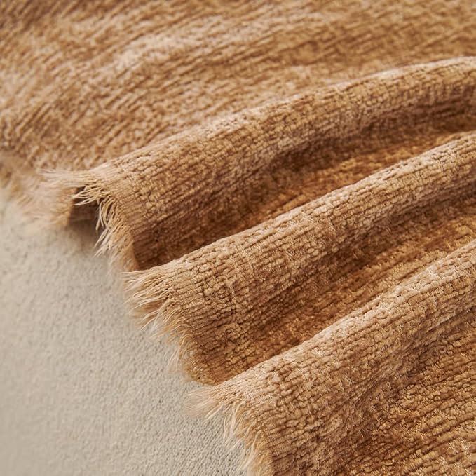 XL Khaki Couch Cover for Dogs Scratch Non Slip Chenille Sofa Cover | Wear & Tear Resistant Furniture Protector for Pets Dogs Cats, Suitable for Chairs, Loveseat, L-Shaped Sofas, Tassels Design - Image 7