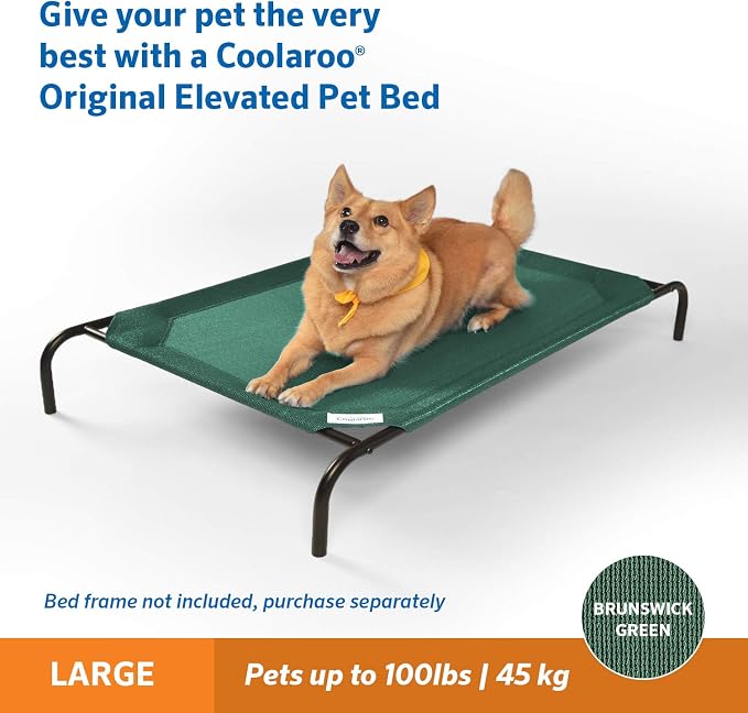 Original Pet Bed Replacement Cover - Brunswick Green - Large (43.5" x 31.5") - Image 4