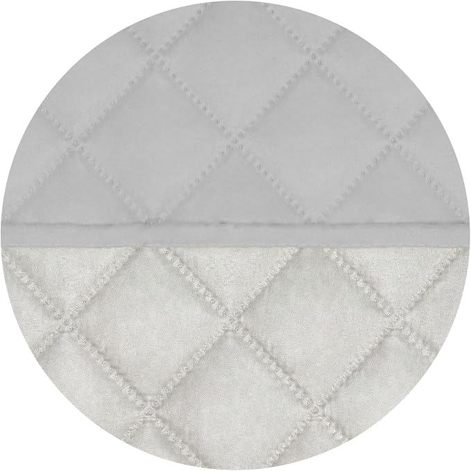 PureFit Reversible Quilted Sofa Cover Dog Couch Covers for Sofa, 28 in | Light Gray/Ivory, Water Resistant Couch Protector, Washable Pet Couch Cover with Non Slip and Elastic Straps For Kids - Image 5