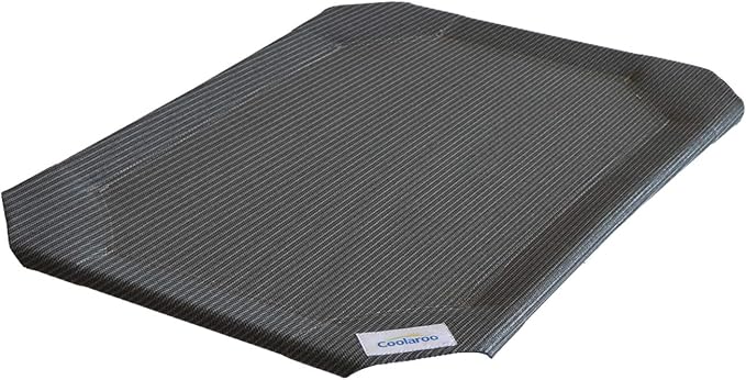 Coolaroo The Original Elevated Pet Bed Replacement Cover, Large Gunmetal , 51"L x 51"W x 0.3"Th by Coolaroo