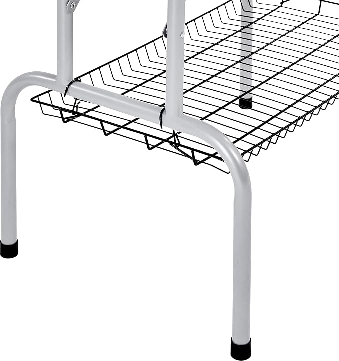 Yaheetech Foldable & Portable Pet Grooming Table for Home - Stainless Steel H-Shape Frame Height Adjustable Pet Beauty Table w/Arm/Noose/Mesh Tray, 45in x 24in - Image 8