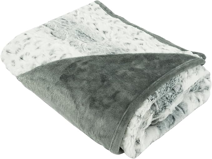 Waterproof Dog Blanket for Cats & Dogs, Washable Couch Cover, Reversible Furniture Protector Blanket, Large Soft Sherpa Fleece, Couch Protector, Pet Throw Blankets, 60" x 70" by ArleeHomeFashions