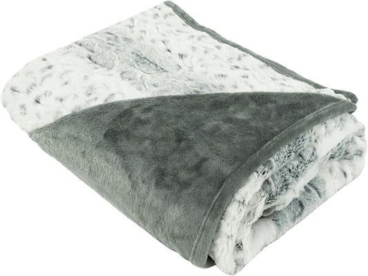 Waterproof Dog Blanket for Cats & Dogs, Washable Couch Cover, Reversible Furniture Protector Blanket, Large Soft Sherpa Fleece, Couch Protector, Pet Throw Blankets, 60" x 70" by ArleeHomeFashions