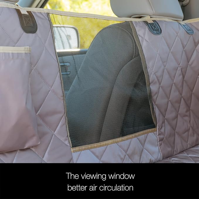 Truck Seat Cover for Dogs 100% Waterproof Back Seat Cover for Crew Cab Machine Washable X-Large Pet Hammock with Side Flap Against Dirt and Fur for Large SUV and Truck Dog Seat Protector - Image 3