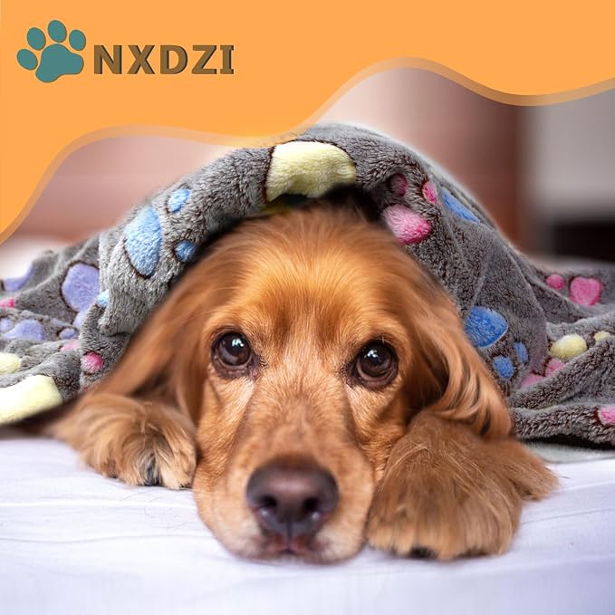 Dog Blankets for Small Dogs and Puppies, 3 Pack Washable Pet Blankets 30" x 20", Lightweight Soft Fleece Puppy Blanket for Crate, Kennel, Carrier, Bed, Cat Blanket - Image 3