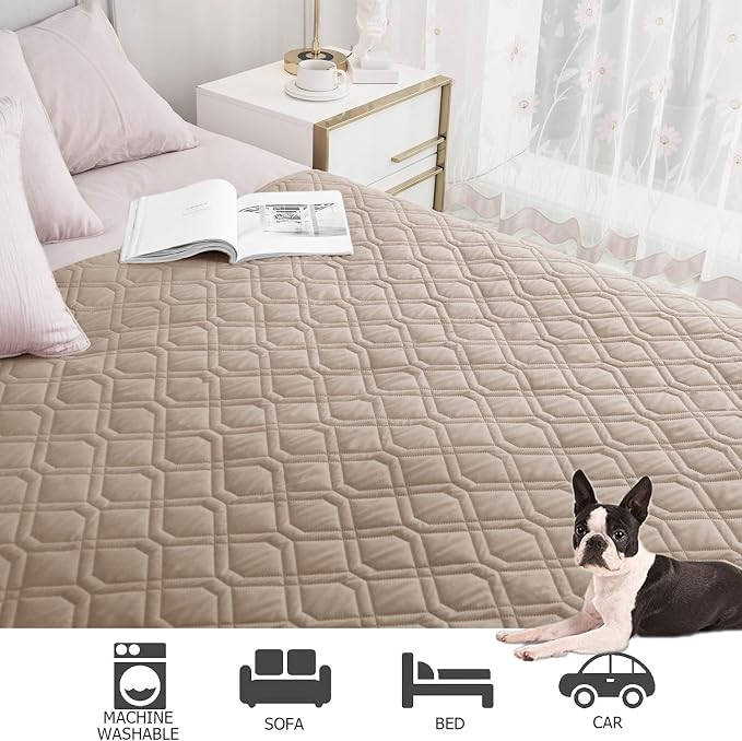 Ameritex Waterproof Blanket Reversible Dog Bed Cover Pet Blanket for Furniture Bed Couch Sofa - Image 4
