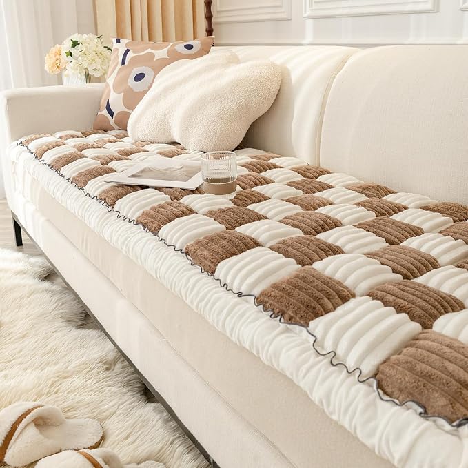 Dog Couch Protector, Couch Cover for Dogs Washable Pet Bed Couch Cover, Pet Friendly Sofa Cover for Large Dogs (DarkCoffee, 27.6x59.06 inch) - Image 4