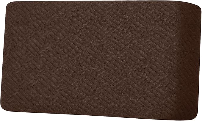XINEAGE Couch Cushion Covers,Loveseat Sofa Seat Slipcovers for Pets,Non Slip Sofa Seat Cover Washable,Sofa Slipcovers with Elastic Bottom(1 Piece Sofa Cushion Cover,Coffee) by XINEAGE
