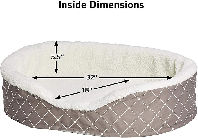 MidWest Homes for Pets CU36MRD Couture Orthopedic Cradle Pet Bed for Dogs & Cats, Intermediate - Image 3