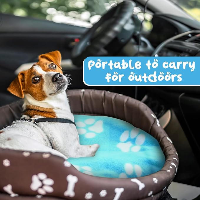 Eccliy 20 Pcs Puppy Blanket Pet Soft Fleece Dog Blankets Warm Felt Throw Sleep Mat Bed Covers for Doggie Puppy Pet Dogs Cat, 20 Styles (39 x 35 Inch,Mix) - Image 7