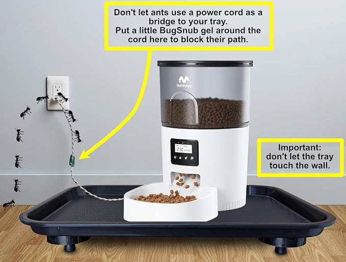 Ant Proof Tray - Waterless, Moat Free Cat and Dog Food Tray for Crawling Pest Free Pet Food Feeding Station. Kitchen Sweets and Trash, Ant Free Platform. - Image 8