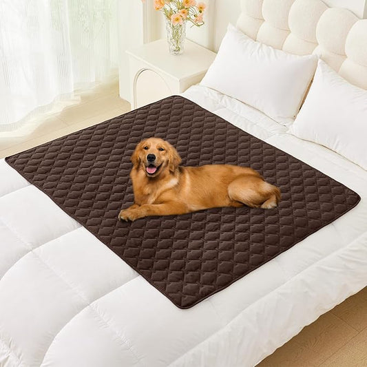 Smiry Waterproof Dog Bed Cover Blanket, Reversible Pet Blanket | Soft Reversible, Washable Leakproof Cats Dogs Couch Cover for Sofa, Couch, Furniture (40x50 Inch) by Smiry