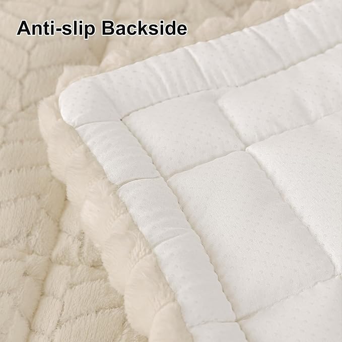 Smiry Couch Cover for Dogs, Non Slip Fuzzy Pet Sofa Covers Washable | Sofa Slipcovers for Sectional Couch, Soft Thick Furniture Protector for Cats Dogs, Against Fur, Dirt, Scratch (43"x63") - Image 6