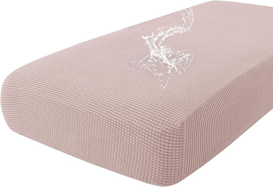 hyha Waterproof Couch Cushion Covers for Pets, Non Slip Sofa Seat Cover | Stretch Jacquard Fabric, Elastic Bottom, Non Slip Fit, Waterproof Protection, Pet Hair Protection (1 Piece for Large) by hyha