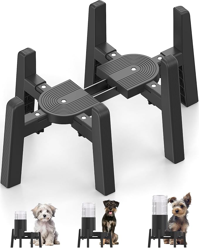 CZPET Dog Water Dispenser Stand, Pet Automatic Feeder Holder [Stand Only] | Elevated Pet Water & Food Bowl for Medium Dogs, Stable and Anti-Slip Raised Bowl by CZPET