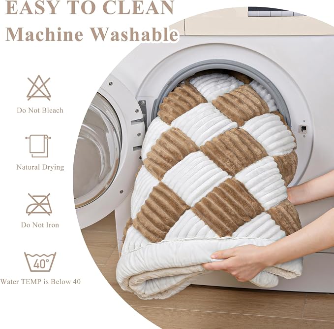Vaukki Coffee Couch Cover for Dog Washable, 27.6''x59.06'' Sofa Pad Topper | Non Slip Fuzzy Pet Sofa Cover for 2 Cushion Couch Pet Friendly, Furniture Protector Dog Bed Mat for Large Dog - Image 3