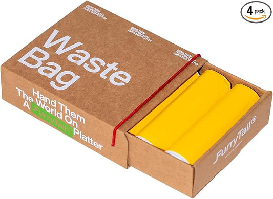 FurryTail Litter Box Liners, Cat Litter Receptacles Bags for FurryTail Automatic Cat Litter Box, Waste Bags 80pcs by Furrytail