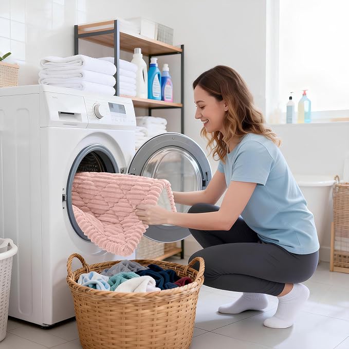 Smiry Couch Cover for Dogs Washable, Non Slip Fuzzy Pet Sofa Protector | Soft Thick Furniture Cover for Sofa, Loveseat and Sectional, Scratch & Pet Hair Resistant (Dusty Rose, 27.6" x 59") - Image 10