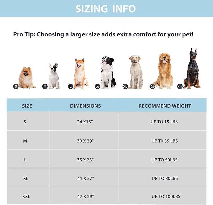 Dog Cooling Mat for Large Dogs – 30"x20" Orthopedic Memory Foam Pad for Summer, Hot Weather & Joint Relief | Washable, Non-Slip Crate Mat for Senior Dogs, Travel & Home (Grey) - Image 5
