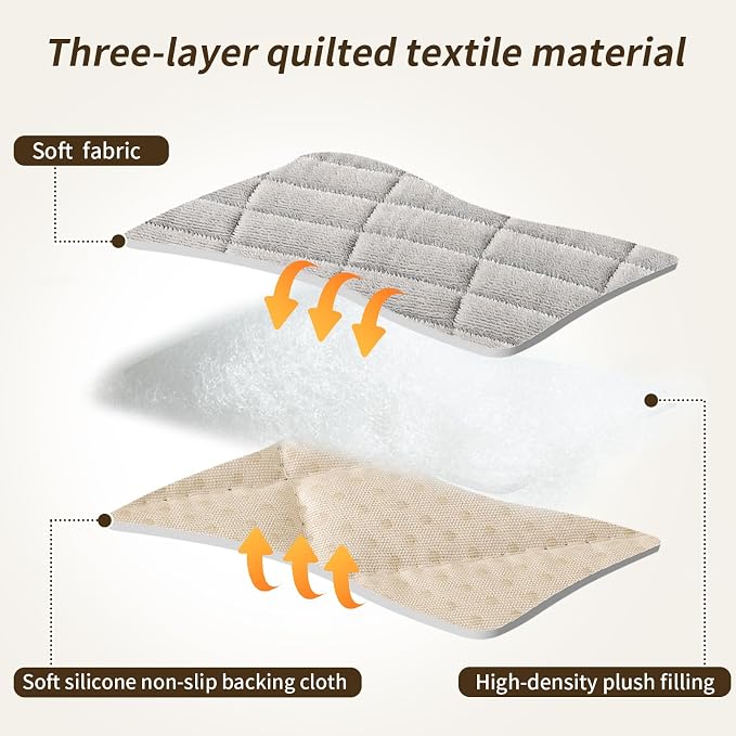 Couch Covers for Dogs, Velvet Dog Couch Cover, Pet Couchs Covers for Loveseat, Couchs Protector for Dogs, Sofa Cover for Pets Washable(1PC, Light Grey, 27.6"×70.9", 2-3 Seater) - Image 6