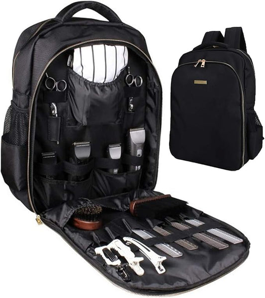 Barber Supplies Bag Organizer for Clippers and Supplies, Portable Clipper Bags and Cases for Men, Cosmetology Bag Hairstylist Clipper Backpack for Barber Accessories Essentials Stuff by NADAENMF